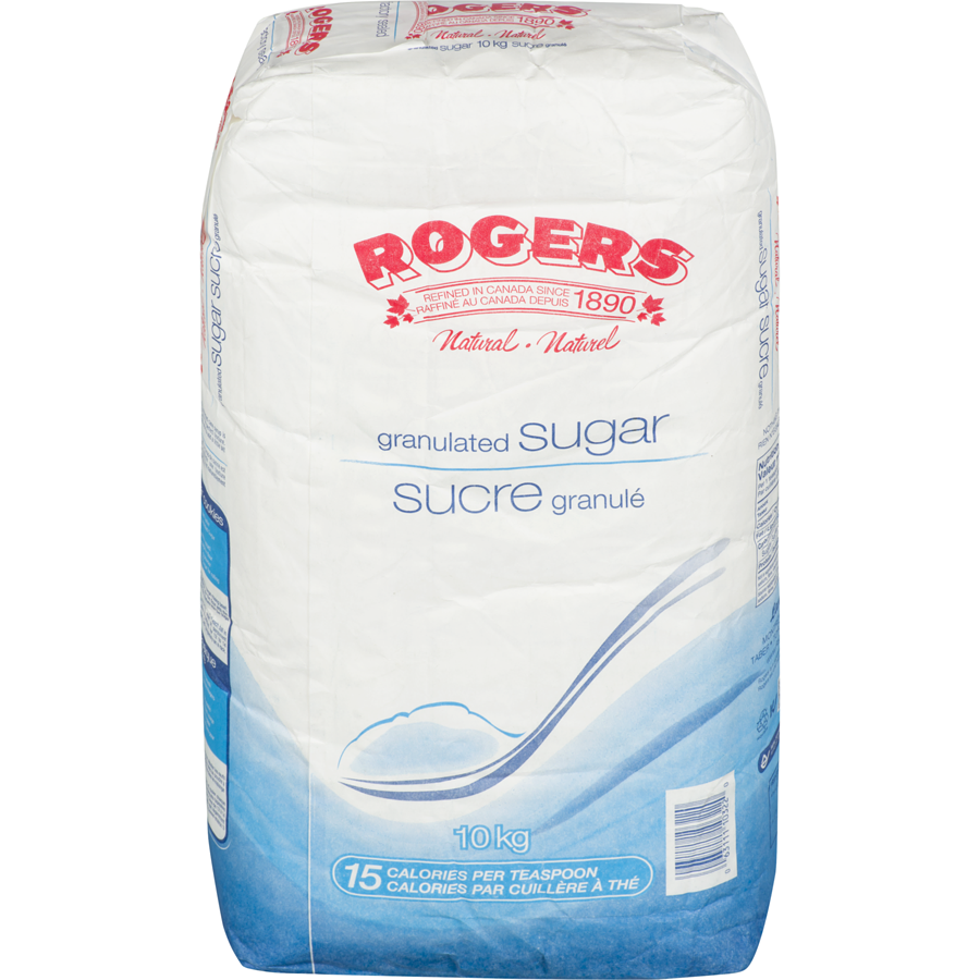 Rogers Granulated White Sugar, 10kg