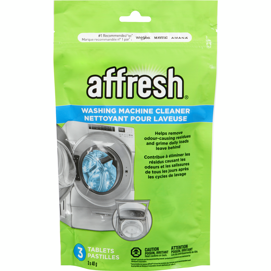 Affresh Washing Machine Cleaner, 3 Tablets x 40g each