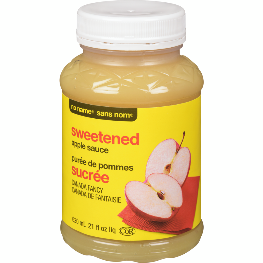 No Name Applesauce, Sweetened, 620ml