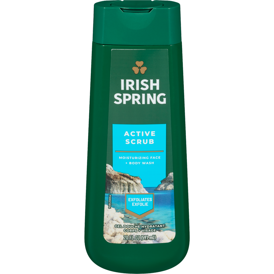 Irish Spring Body Wash, Active Scrub, 591 mL