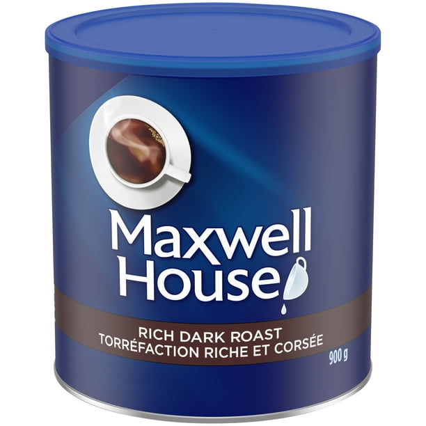 Maxwell House Coffee, Ground, Rich Dark Roast, 900 g