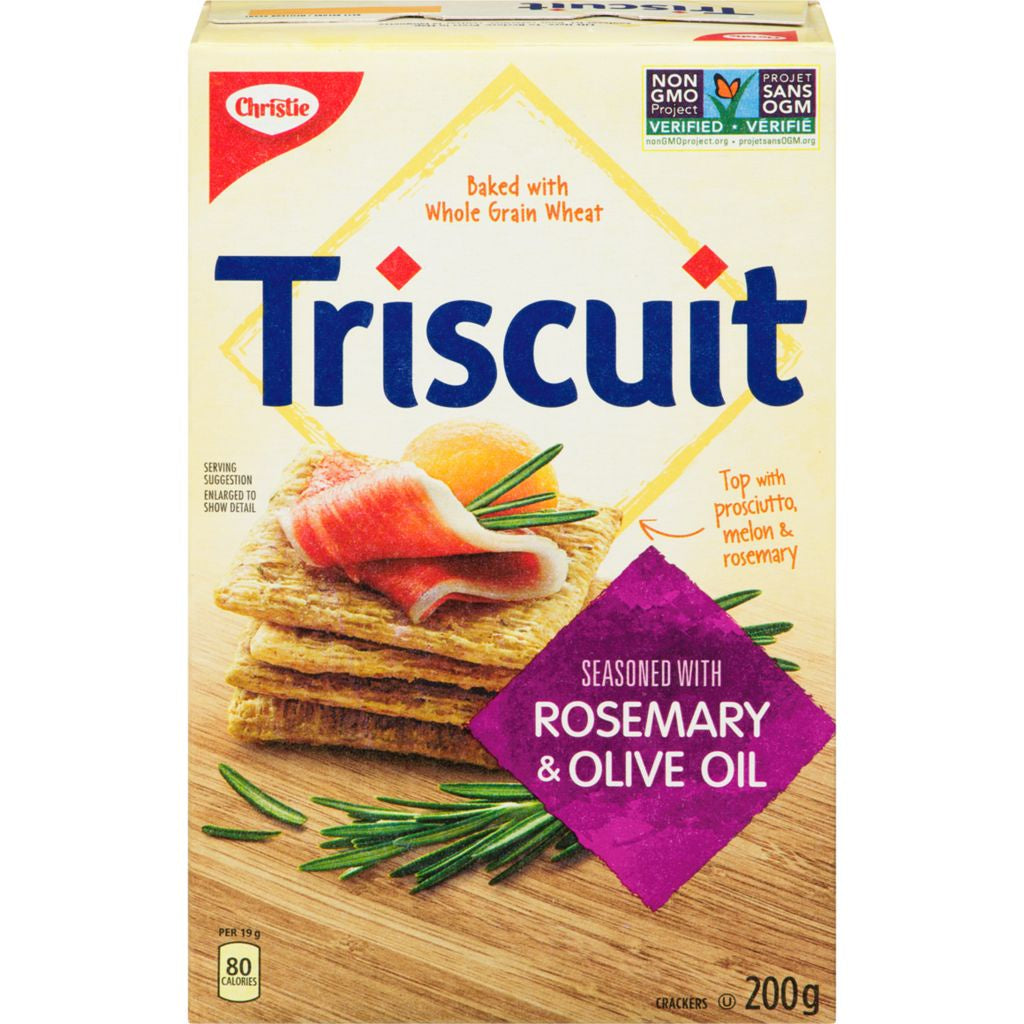 Christie Triscuit Crackers, Rosemary & Olive Oil , 200 g