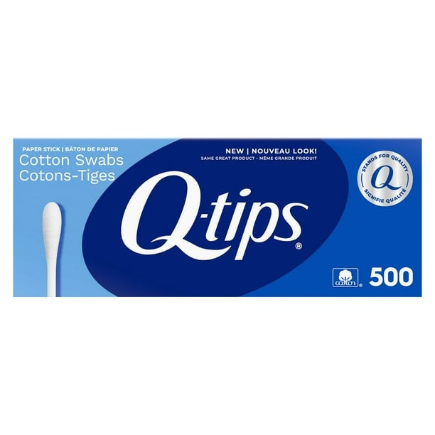 Q-tips Cotton Swabs, 500, box