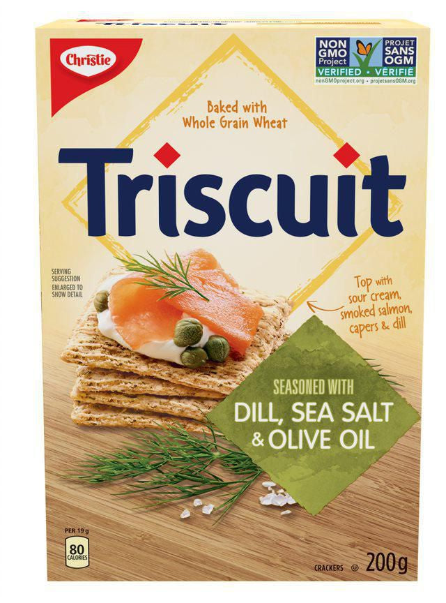 Christie Triscuit Crackers, Dill, Sea Salt & Olive Oil