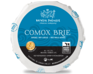 Natural Pastures, Comox Brie Cheese, 200g
