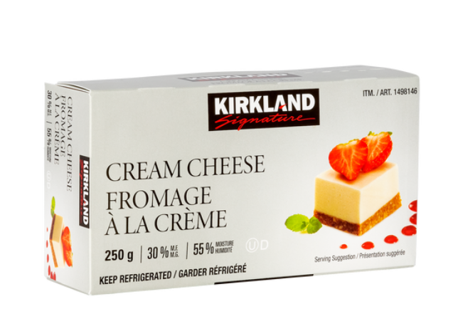 Kirkland Cream Cheese, 250g