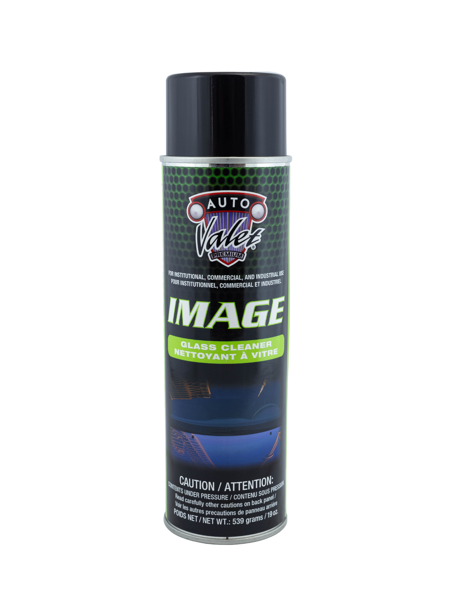 Image Glass Cleaner, Foaming Aerosol, 538g