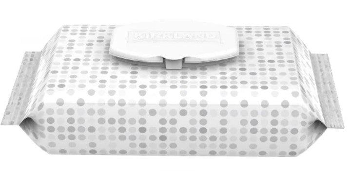 Kirkland Flushable Wipes, Flip Top, Fragrance Free, 64 Wipes