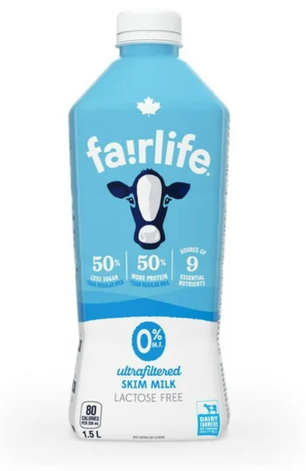 Fairlife  Skim Ultrafiltered Milk, Lactose Free, 0% MF, 1.5L