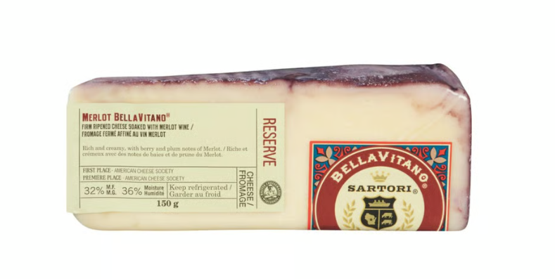 Sartori Bellavitano Cheese, Merlot, 150 g