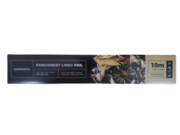 Campus & Co Parchment Lined Foil, w/ non-stick coated surface, 10m