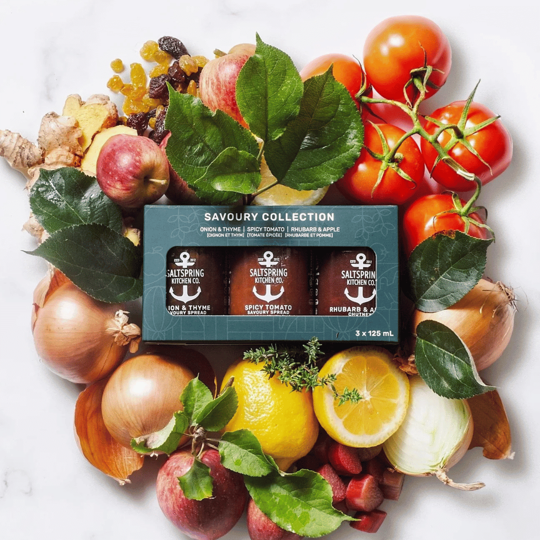 SaltSpring Kitchens, Savoury Trio Collection Gift Box, 3x125ml