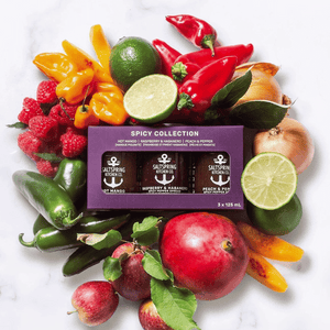 SaltSpring Kitchens, Spicy Trio Collection Gift Box, 3x125ml
