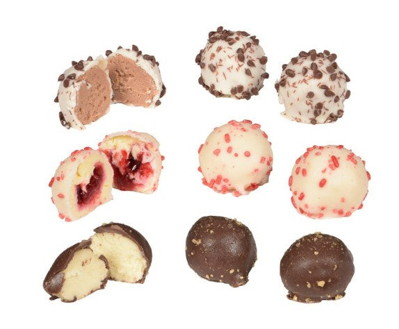 Sienna Bakery Truffle Cheesecake, Black Tie, Original Cheesecake, and Raspberry, 15