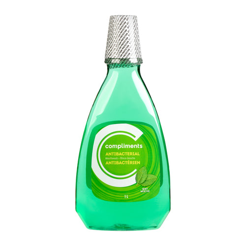 Compliments Antibacterial Mouthwash,  1 L
