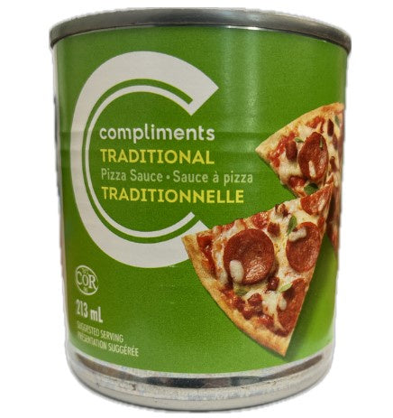 Compliments Pizza Sauce, Traditional, 213 mL