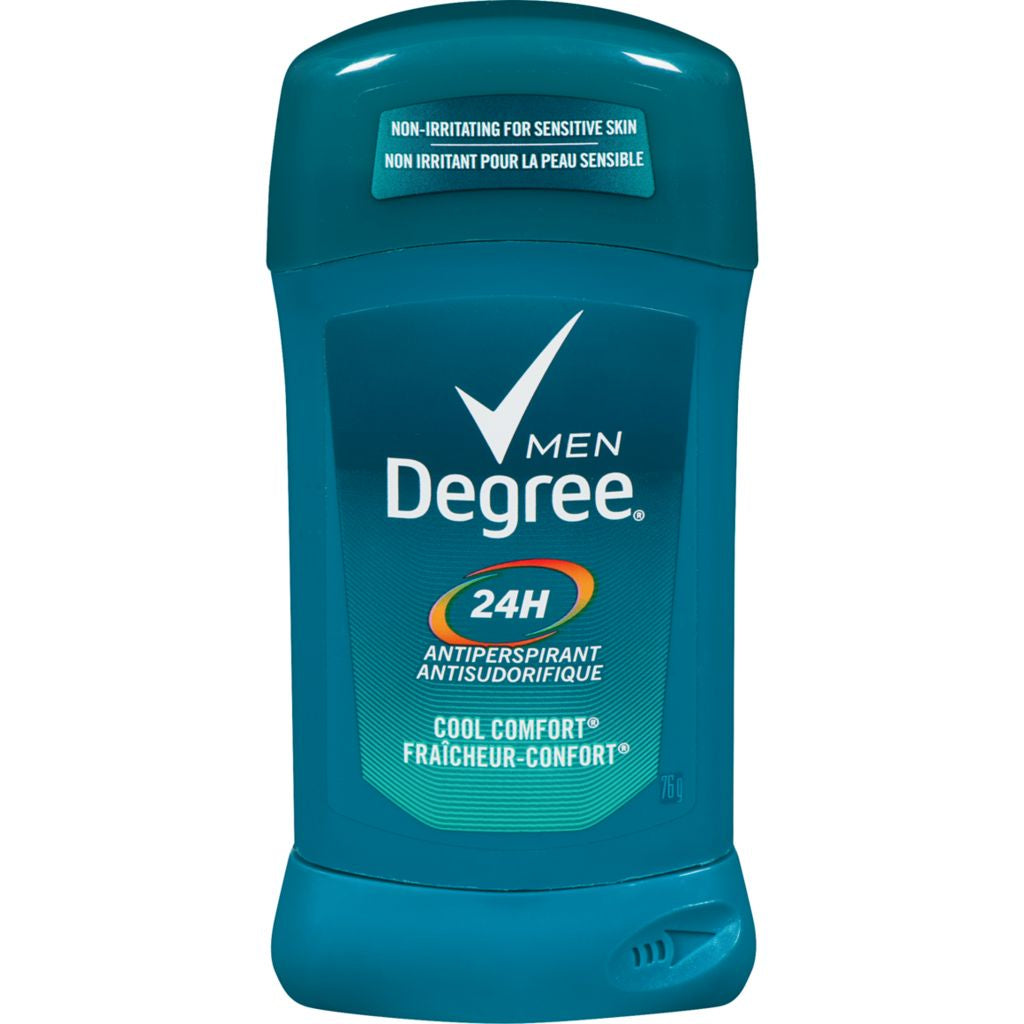 Degree Men's Deodorant, Cool Comfort, 24H, 76g
