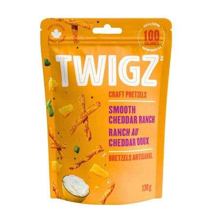 Twigz Pretzels, Smooth Cheddar Ranch, 130g