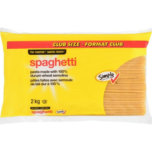 No Name Pasta, Spaghetti, 2kg