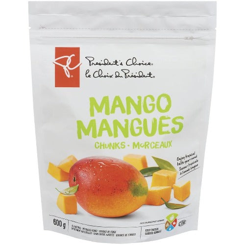 PC Frozen Fruit, Mango Chunks, 600g