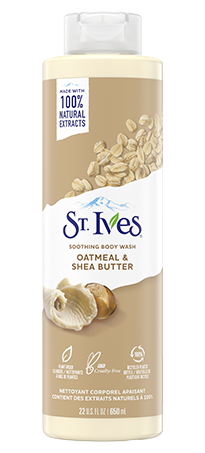 St. Ives Bodywash, Oatmeal & Shea Butter, 650ml