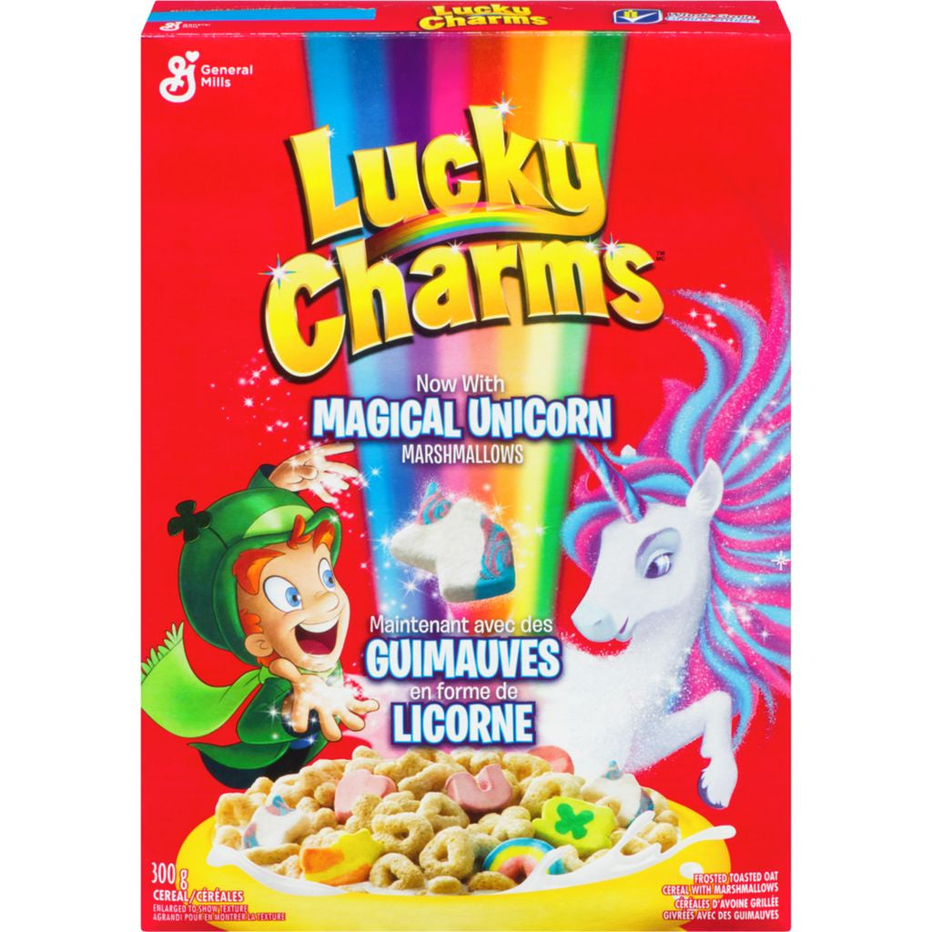 General Mills, Lucky Charms, w/Marshmallow Magical Unicorns, 300g