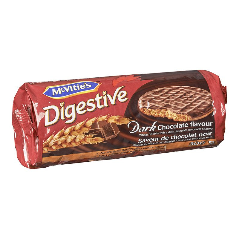 McVitie's Digestive Biscuits, Dark Chocolate, 300 g