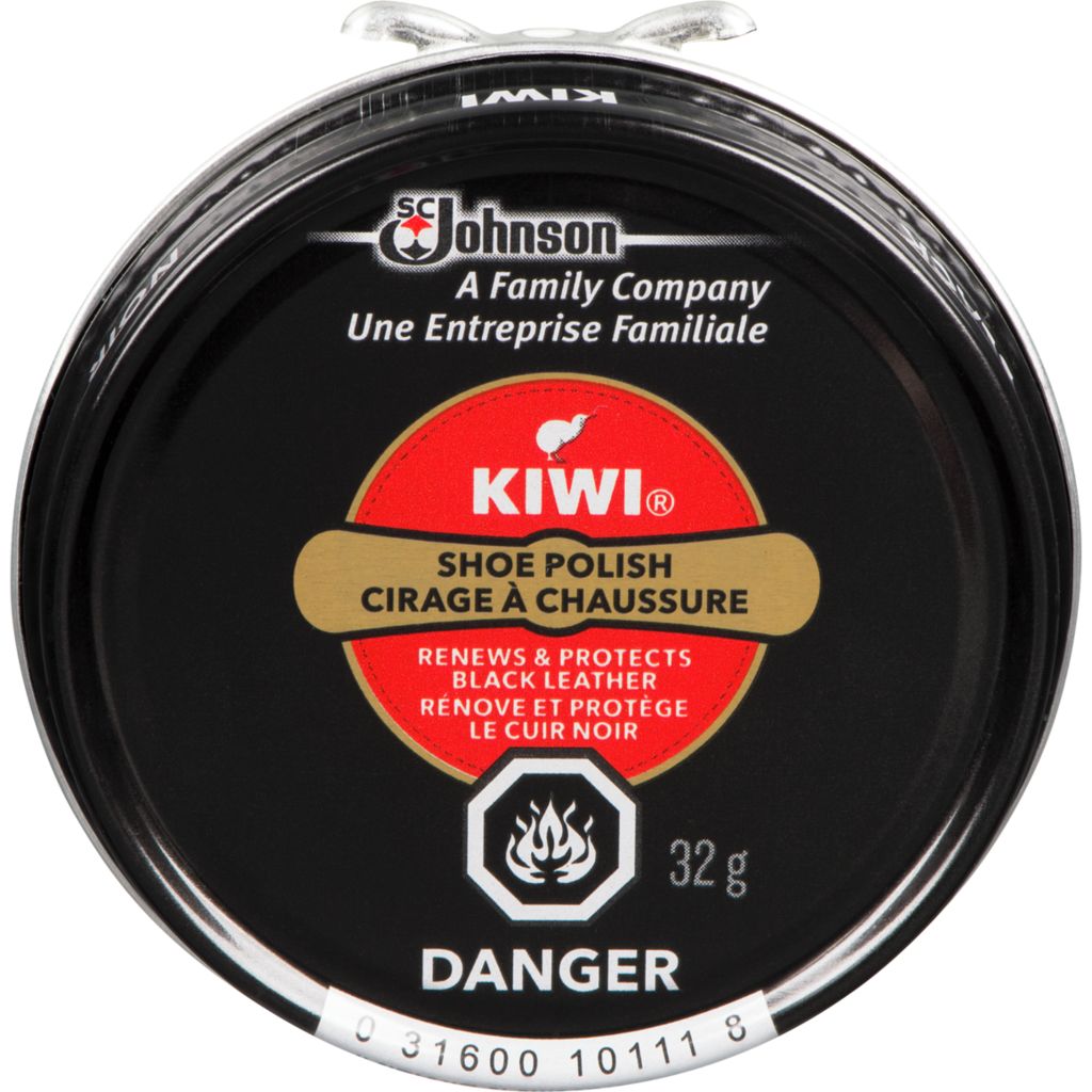 Kiwi Shoe Polish, Black, 32g