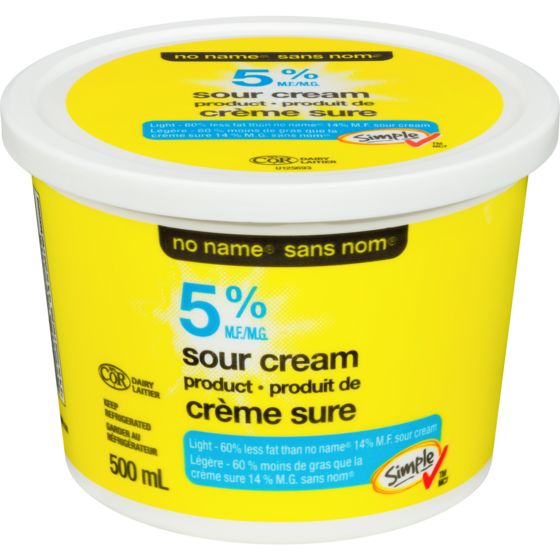 No Name Sour Cream, 5%, 500ml