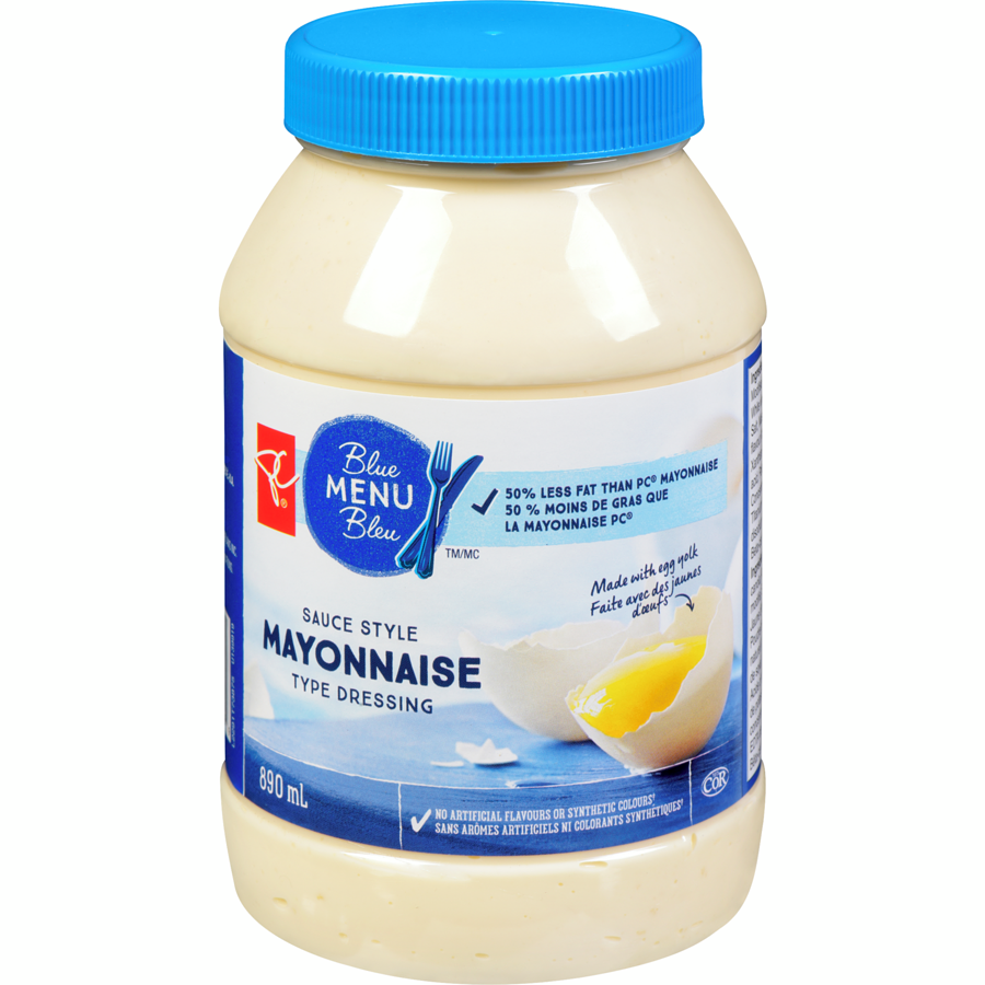 PC Blue Menu Mayonnaise, Low Fat, 890 ml