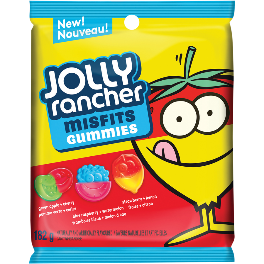 Jolly Rancher, Misfits Gummies, 182g