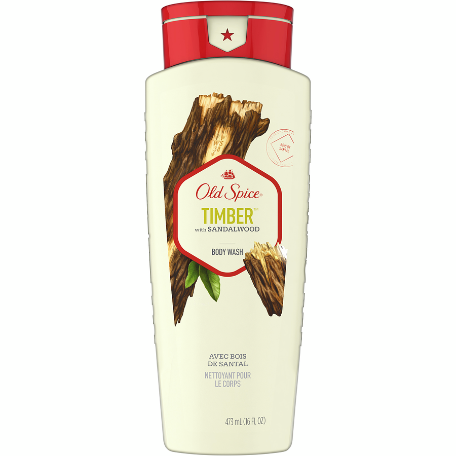 Old Spice Body Wash, Timber with Sandalwood, 47 3mL