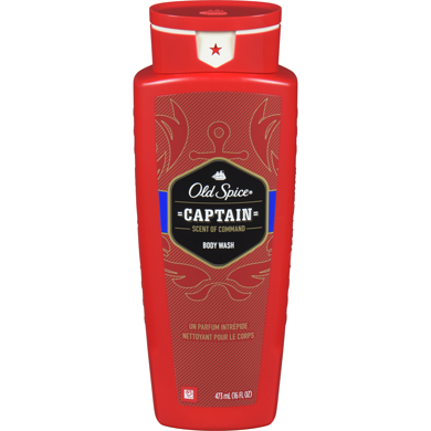 Old Spice Body Wash, Captain - Scent of Command, 473mL