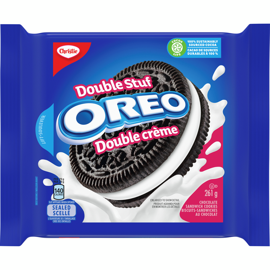 Christie Oreo Cookies, Double Stuff, 261g