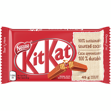 Nestle KitKat Chocolate Bar, 45g, 4