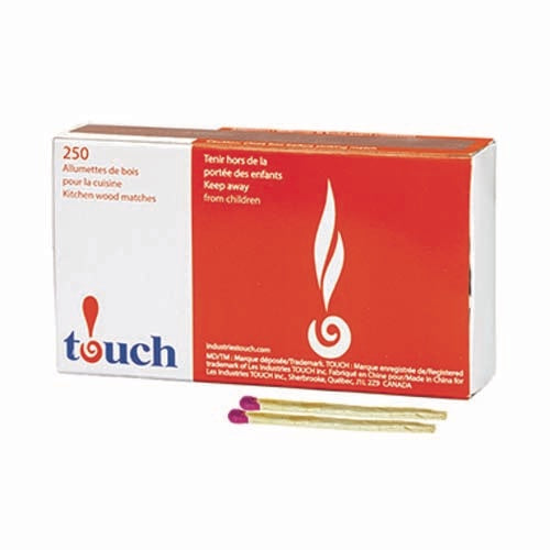 Touch Kitchen Wood Matches, Box of  250