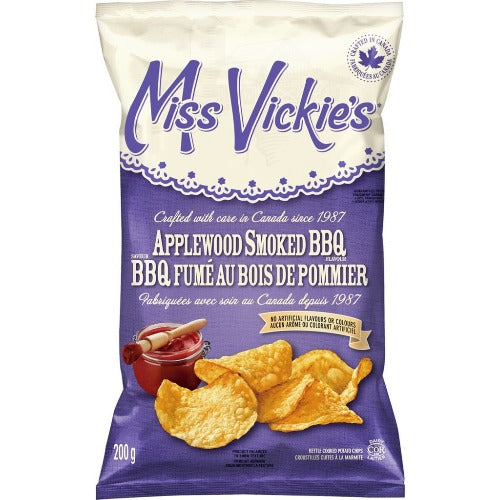 Miss Vickie's Chips, Applewood Smoked BBQ, 200g