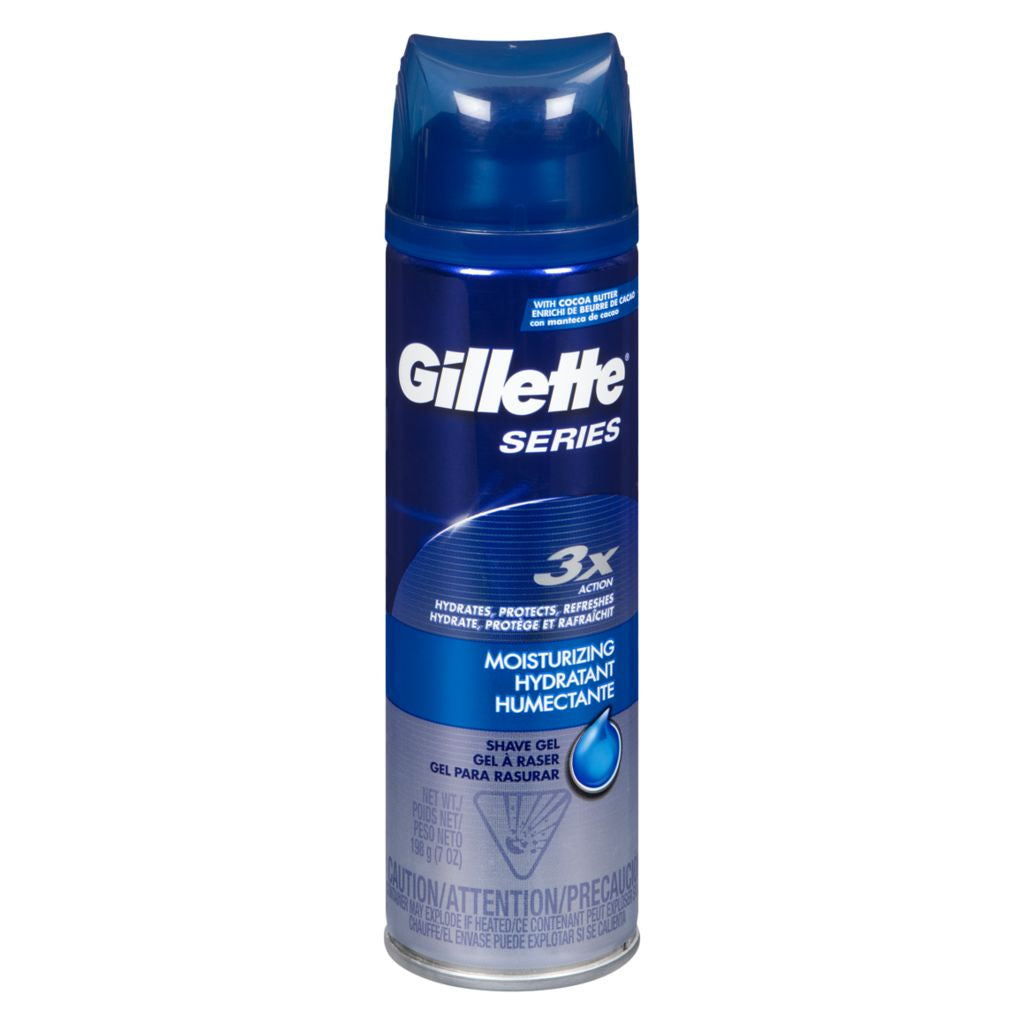 Gillette Series Shave Gel, Moisturizing Gel, 198g