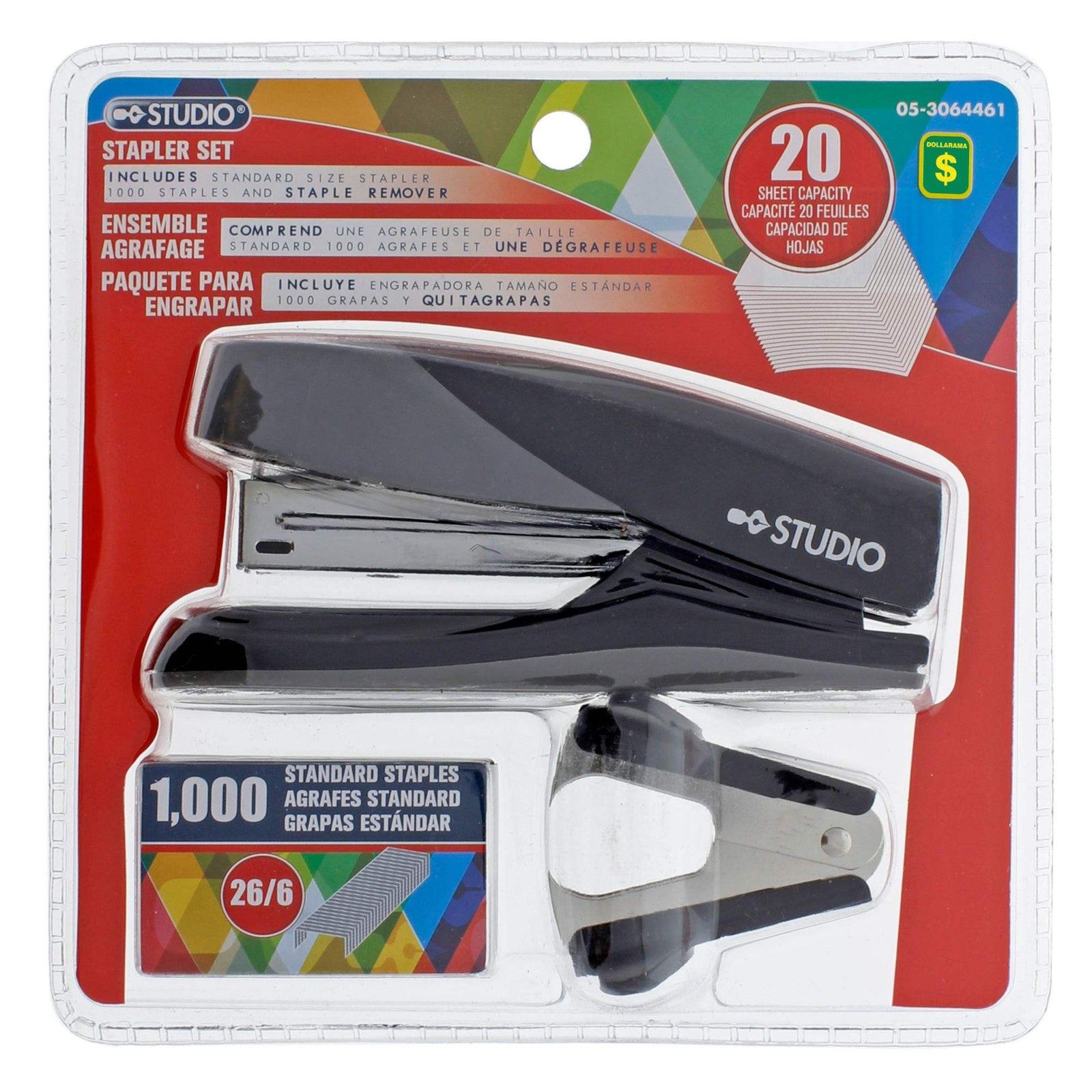 Studio Mini Stapler, Inclues 1000 Staples