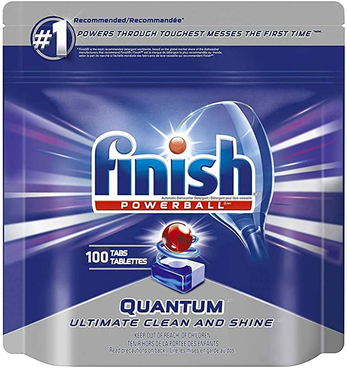 Finish Dishwasher Detergent Powerball, Quantum Ultimate, 96 tabs