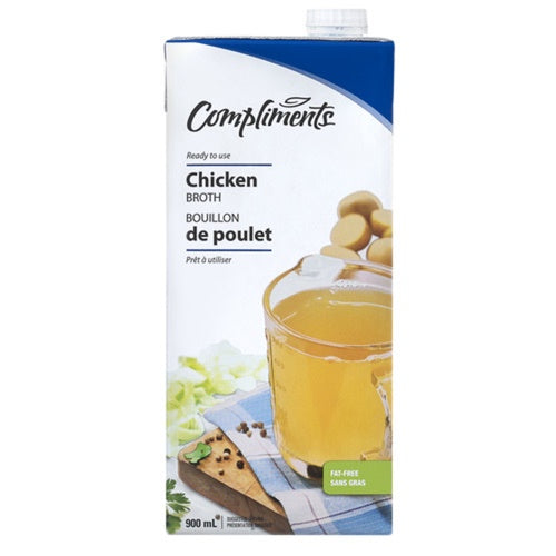 Compliments Chicken Broth, 900ml