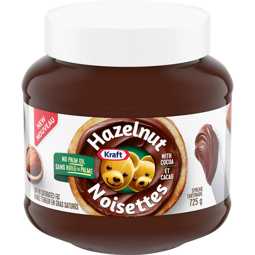 Kraft Hazelnut Chocolate Spread, 725g