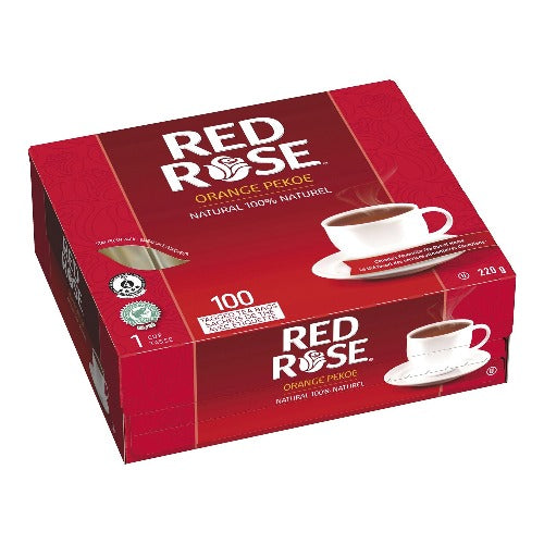 Red Rose Tea Bags, Orange Pekoe,  tagged 100ct