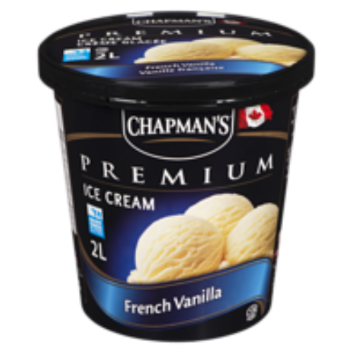 Chapman's Ice Cream, French Vanilla, 2 L