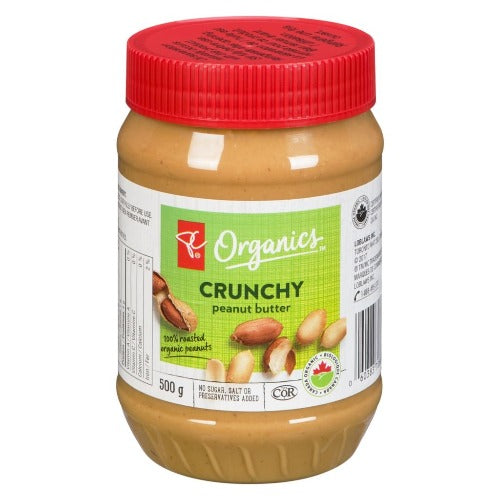 PC Organics, Crunchy Peanut Butter, 500g