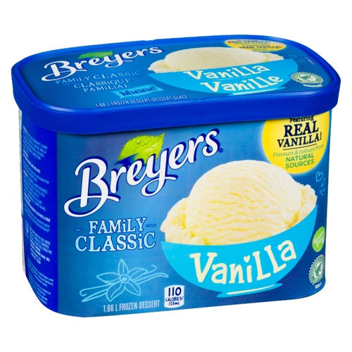 Breyers Ice Cream, Classic Vanilla, 1.41L