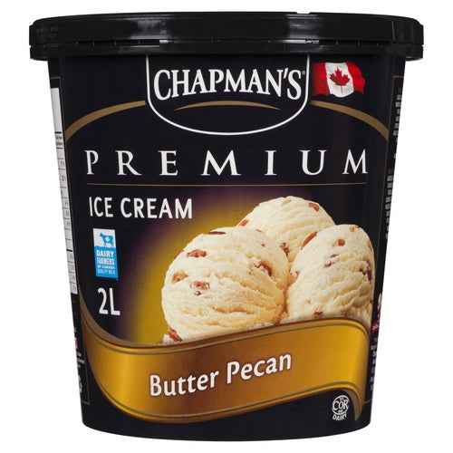 Chapman's Ice Cream, Butter Pecan, 2L