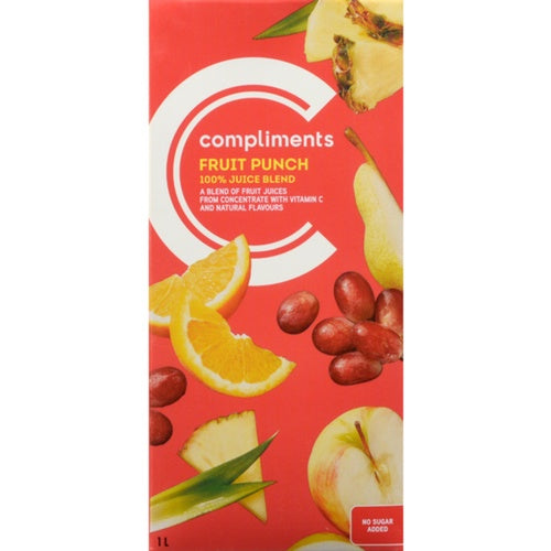 Compliments Fruit Punch, 1L
