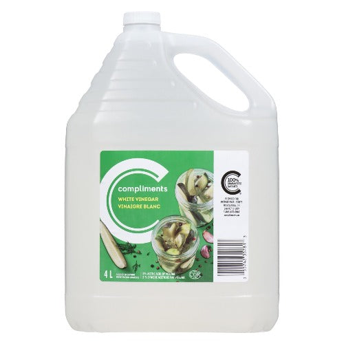 Compliments Pure White Vinegar, 4L