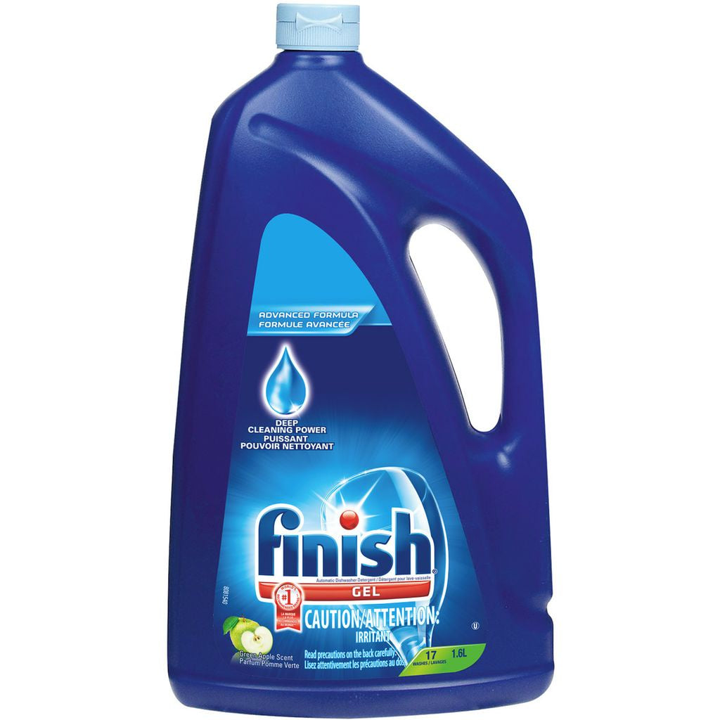 Finish Dishwasher Gel, Green Apple Scent, 1.6L